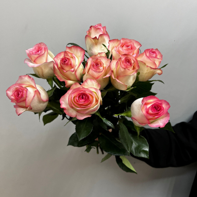 Розы розовые 40см (Кения)