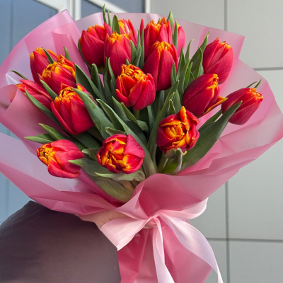 Букет из 17 тюльпанов Extra